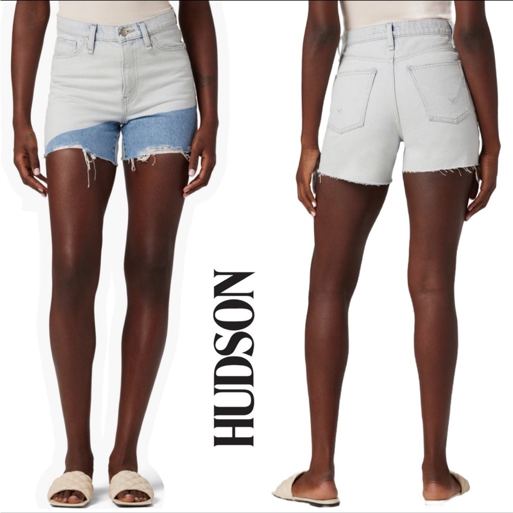 NWT - HUDSON JEANS High Waisted Boyfriend shorts sizes 28 & 29